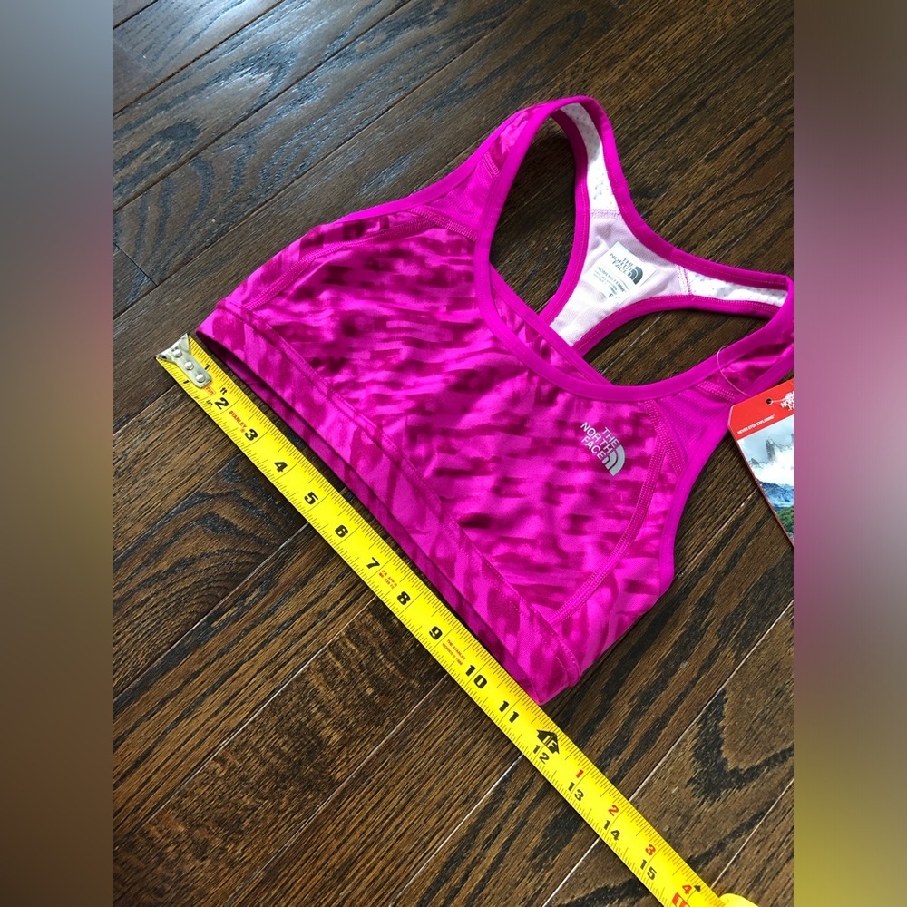 *NWT* The North Face Women’s S Magenta Stow-n-Go II Wireless Running Sports Bra - Picture 5 of 10